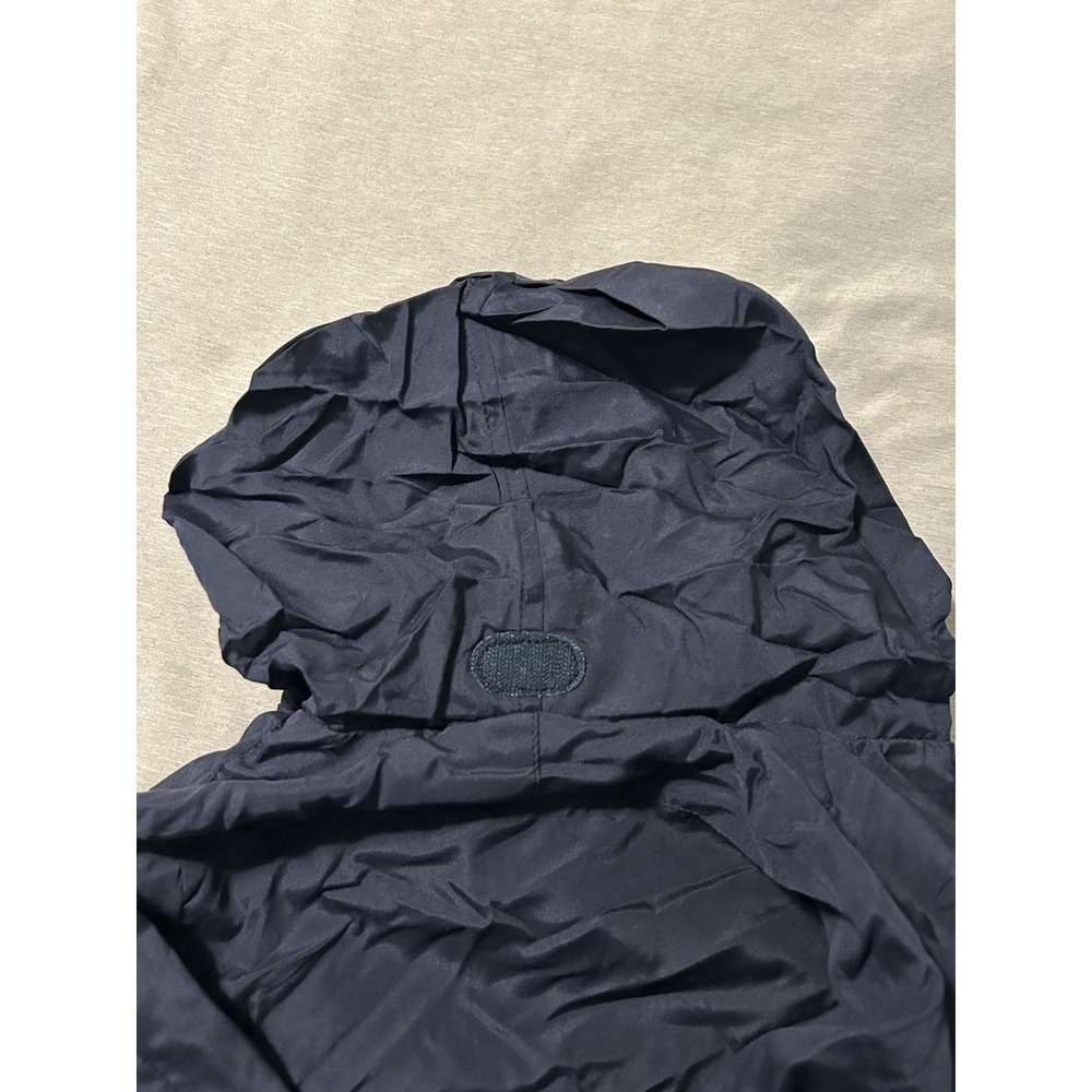 Nike Toddler Boys Windbreaker Jacket 2T Navy Blue White Full Zip Spellout Logo - Picture 8 of 9